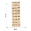Tumbling Tower Wooden Blocks – 54-Piece Numbered Game Set