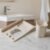Wall Mounted Toothbrush Holder – 3in1 Multi-Compartment Organizer