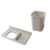 Wall Mounted Toothbrush Holder – 3in1 Multi-Compartment Organizer