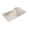 Wall-Mounted Bathroom Organizer – 4-in-1 Space Saver