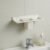 Wall-Mounted Bathroom Organizer – 4-in-1 Space Saver