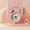 Mini Twin Bell Analog Alarm Clock Vintage Table Desk Loud Ringer (1 Pc)