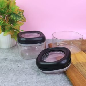 Twist Lock Airtight Storage Containers – 500ml Set of 2