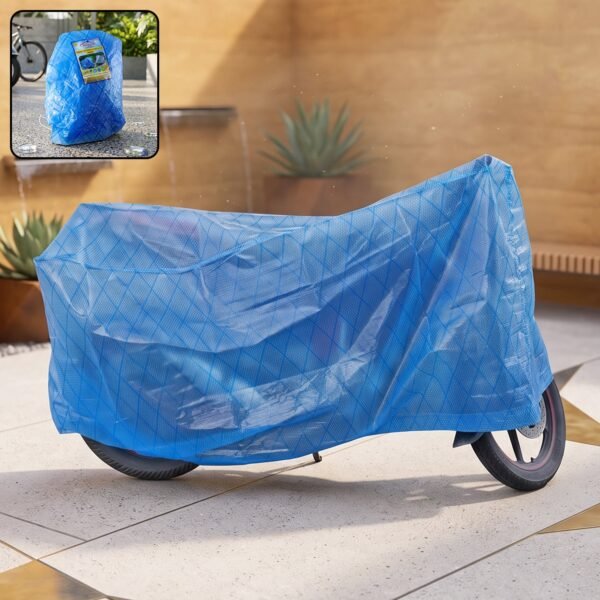 Medium Waterproof Two Wheeler Cover 152x70 Cm Dust Rain Proof (1 Pc)