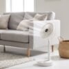 Portable Foldable USB Desktop Fan with Adjustable Height Stand (1 Pc)