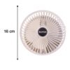 Portable Foldable USB Desktop Fan with Adjustable Height Stand (1 Pc)