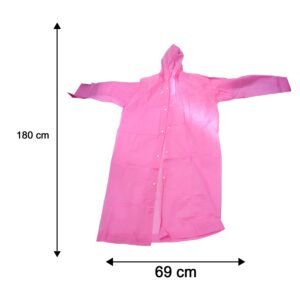 EVA Hooded Long Rain Coat – Monsoon Wear for Men & Women
