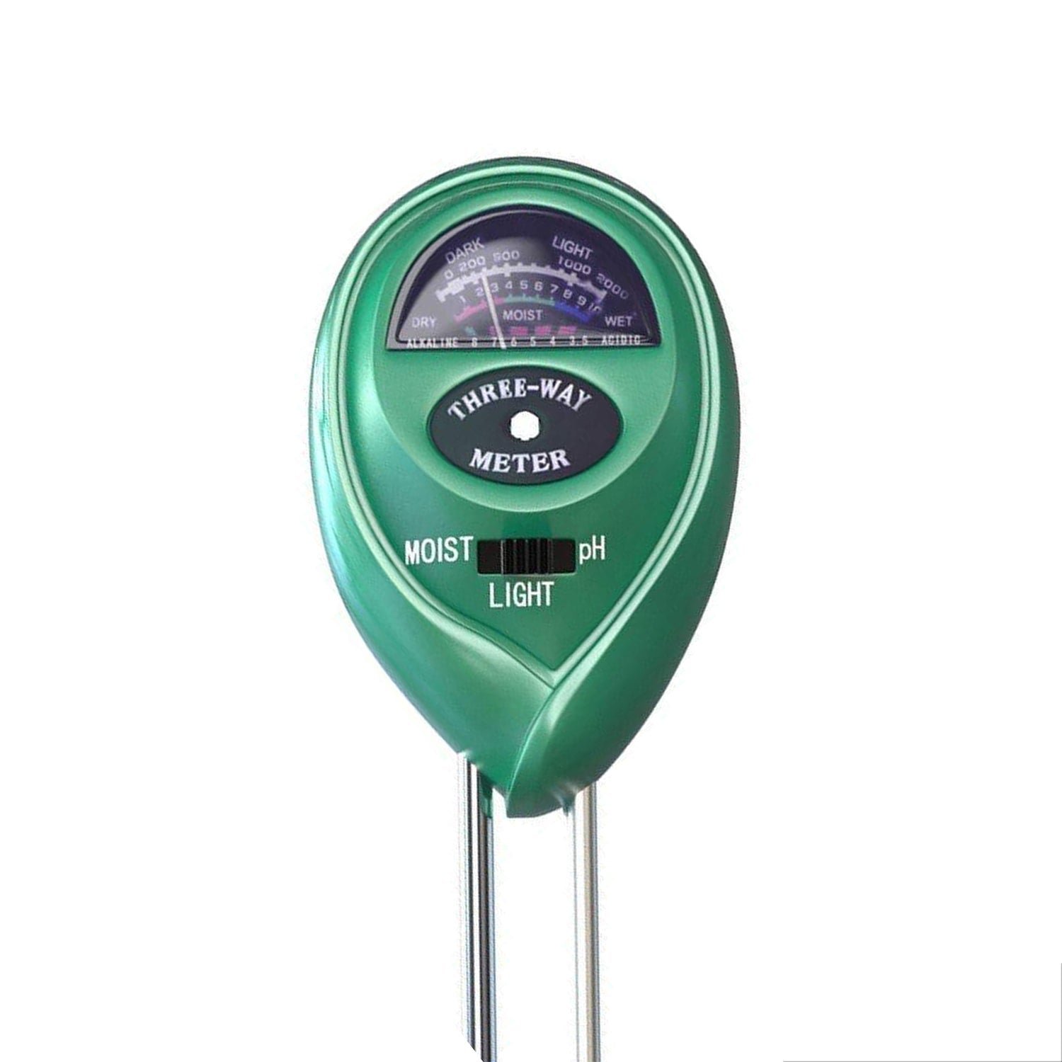Soil Tester 3-in-1 for Moisture, pH & Sunlight | Grow Vanta