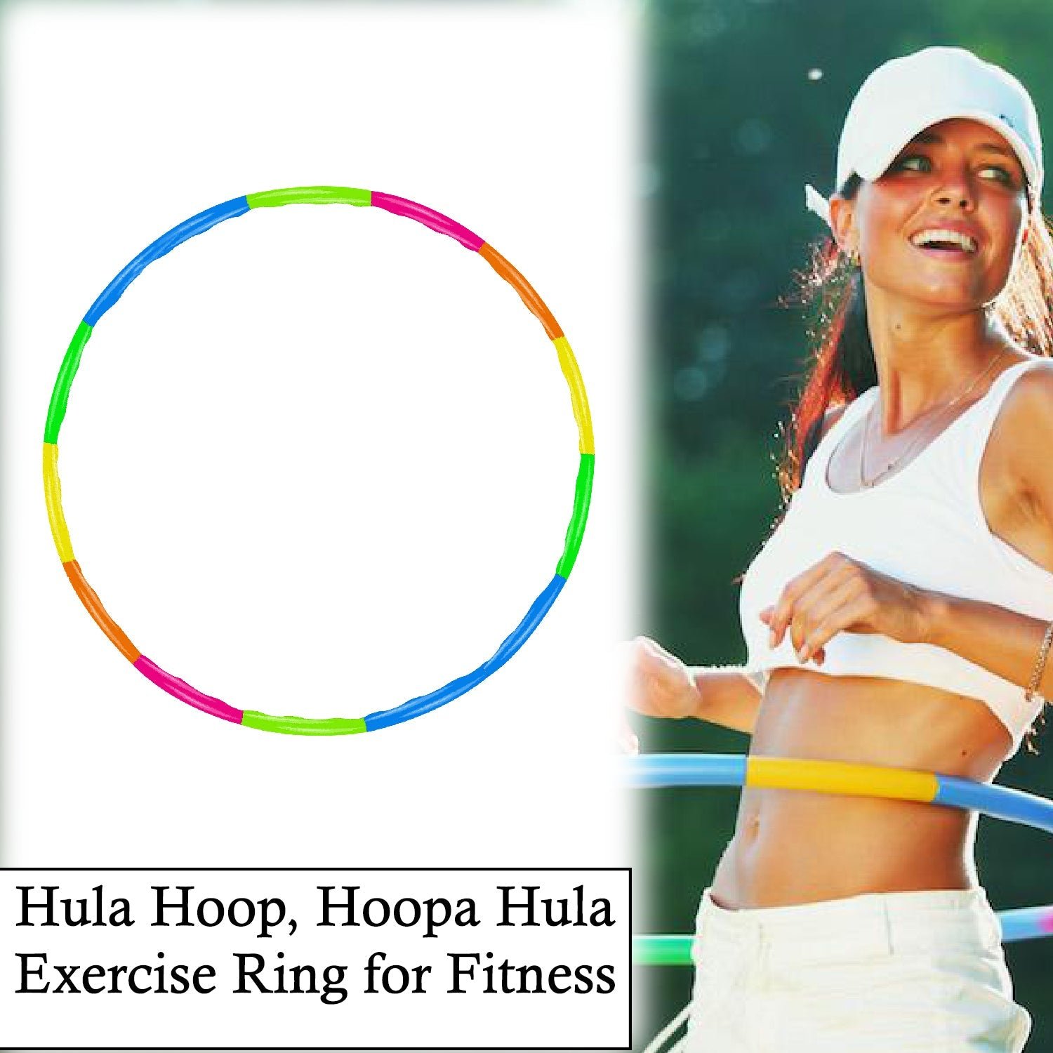 Hula Hoop – Adjustable Fitness Ring for Kids & Adults | FitFuzion