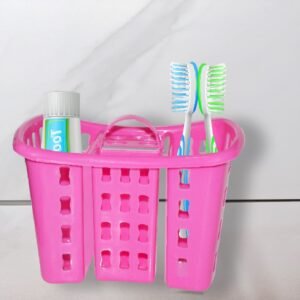 Bathroom Organizer Stand – 4-in-1 Toothbrush Holder | BrushedUp