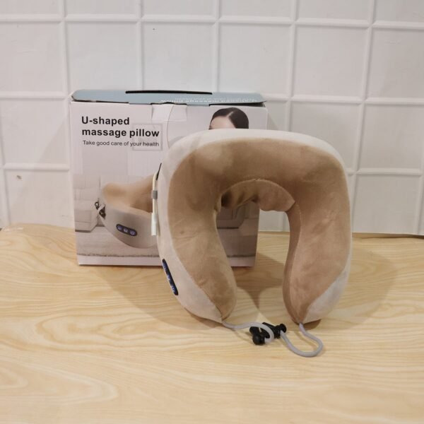 U-Shaped Electric Neck Massage Pillow – Cordless & Rechargeable