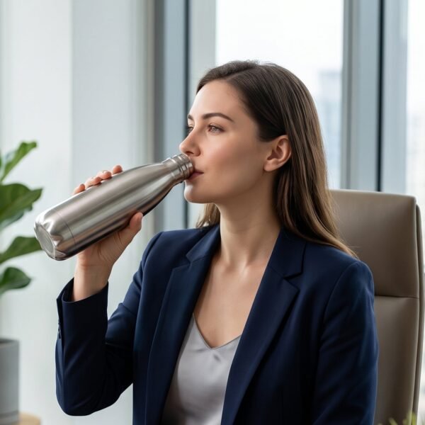 Stainless Steel Vacuum Insulated Water Bottle 1000 ML Hot Cold Flask (1 Pc)