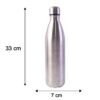 Stainless Steel Vacuum Insulated Water Bottle 1000 ML Hot Cold Flask (1 Pc)