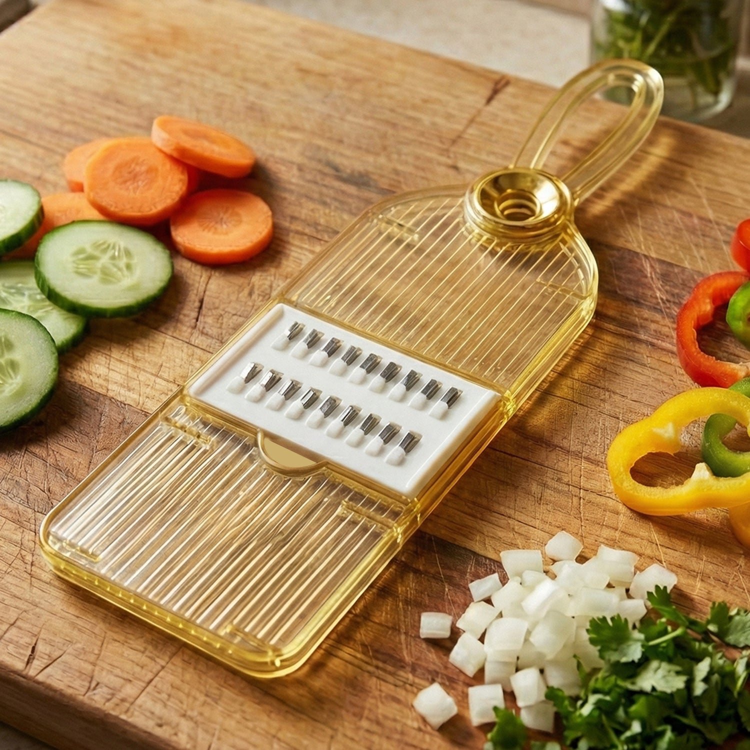 Vegetable-Cutter-03 Vegetable Cutter Set – Multifunctional Slicer with Interchangeable Blades