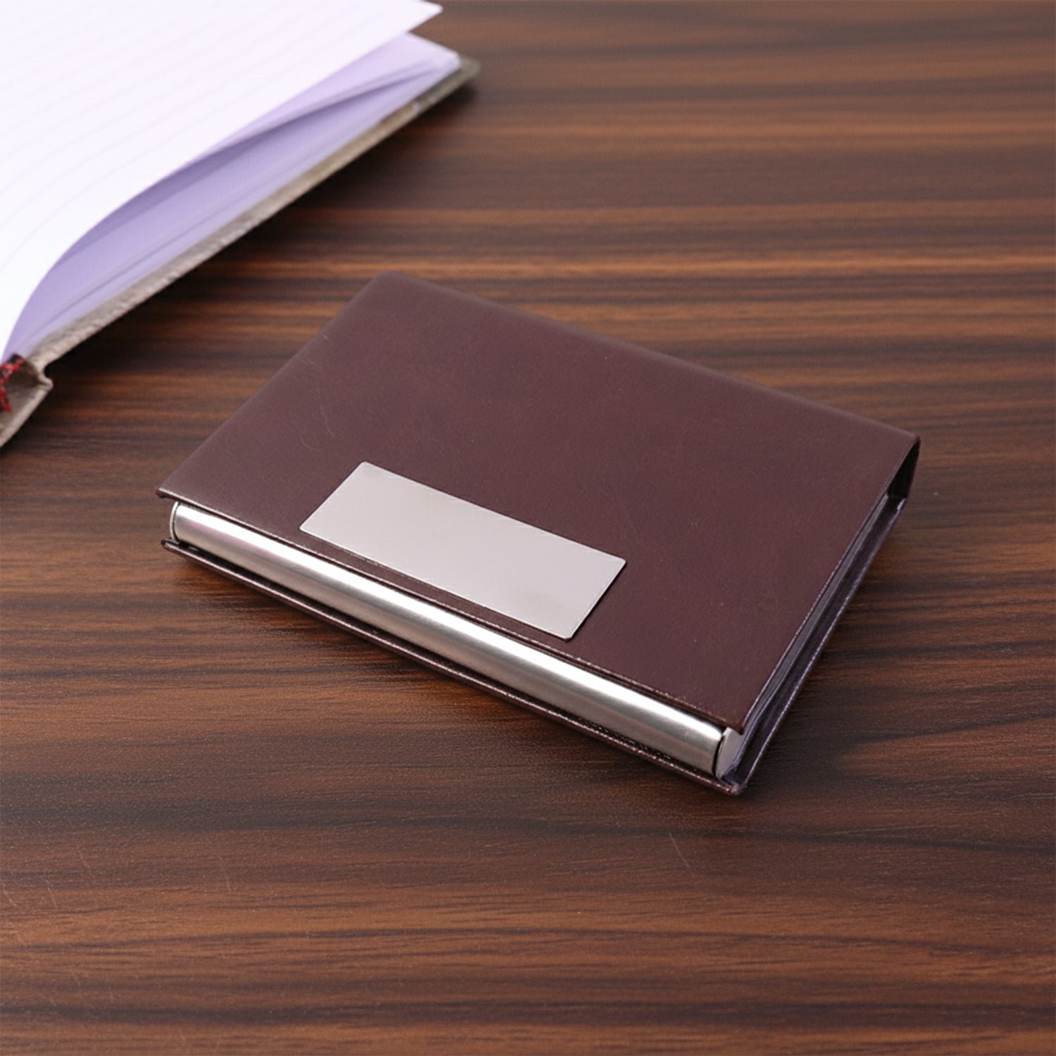 Premium Executive Business Card Holder – Magnetic Secure Closure