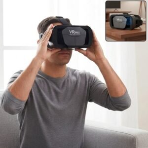3D VR Box Headset – Adjustable Lenses for Comfortable VR Experience