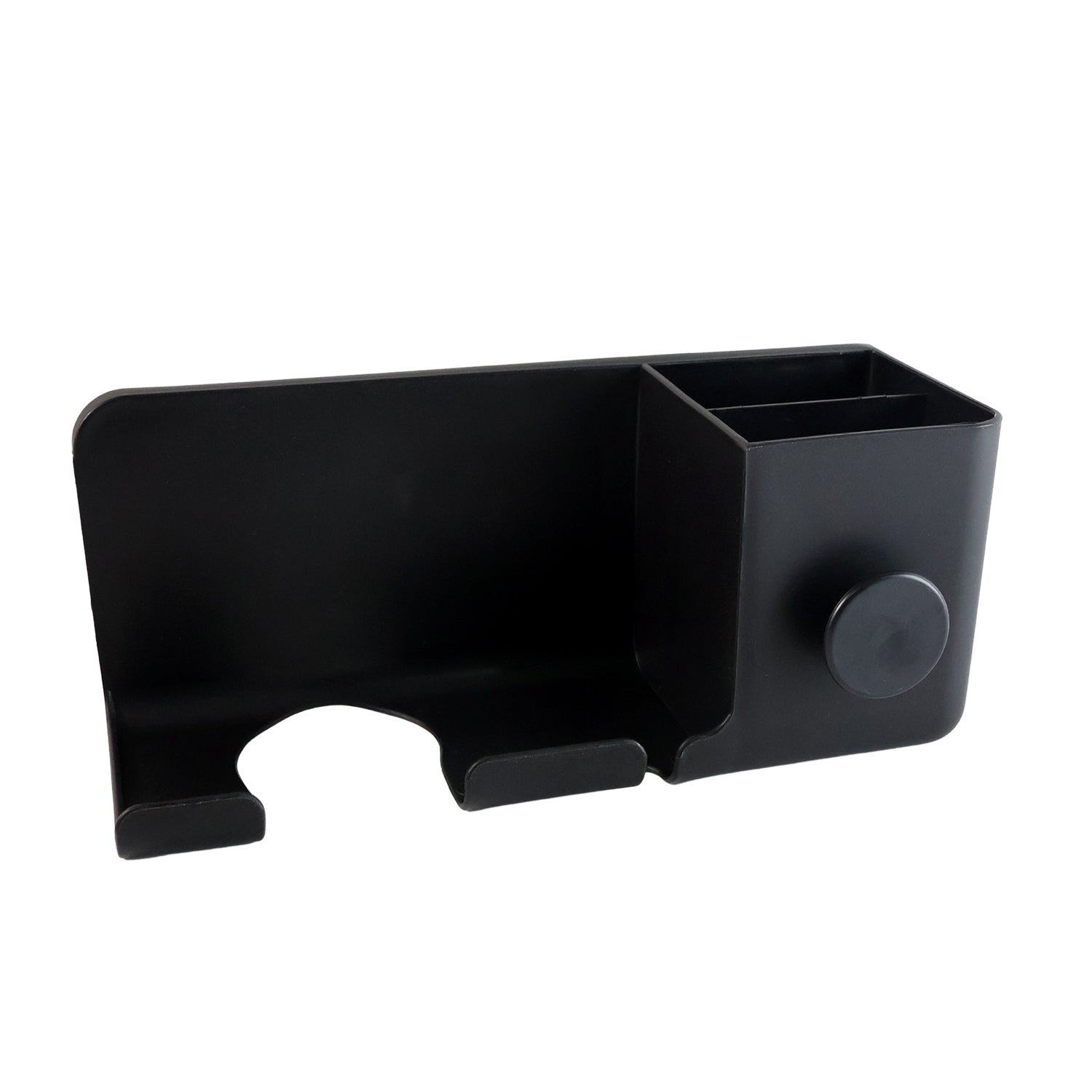 Wall-Mount-Hair-Dryer-Holder-05 Wall Mounted Hair Dryer Holder – Space-Saving Organizer Shelf & Hook