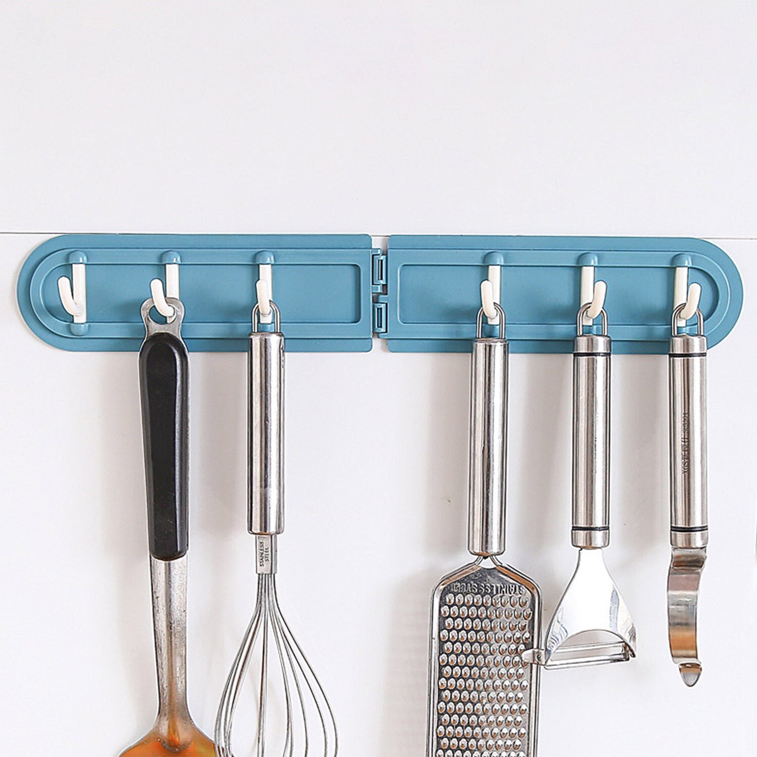 Foldable Rotating Wall-Mounted Hook Rack – Space-Saving Organizer