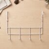 Wall-Wire-Grid-Panel-Hooks-3 Over the Door Metal Hook Rack – Space Saving 4 Hook Organizer