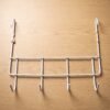 Wall-Wire-Grid-Panel-Hooks-5 Over the Door Metal Hook Rack – Space Saving 4 Hook Organizer