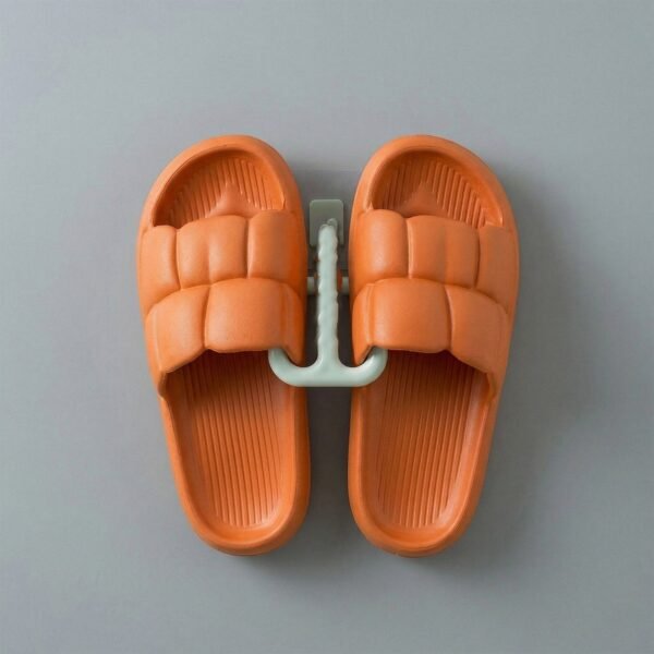 Wall-Mounted Slipper Holder – Space-Saving & Easy to Install