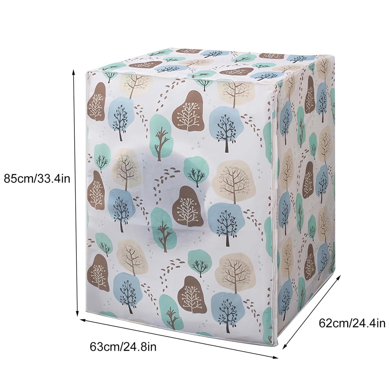 Washing Machine Cover 58x62x85 cm – Dustproof PEVA | Velvet Wipe