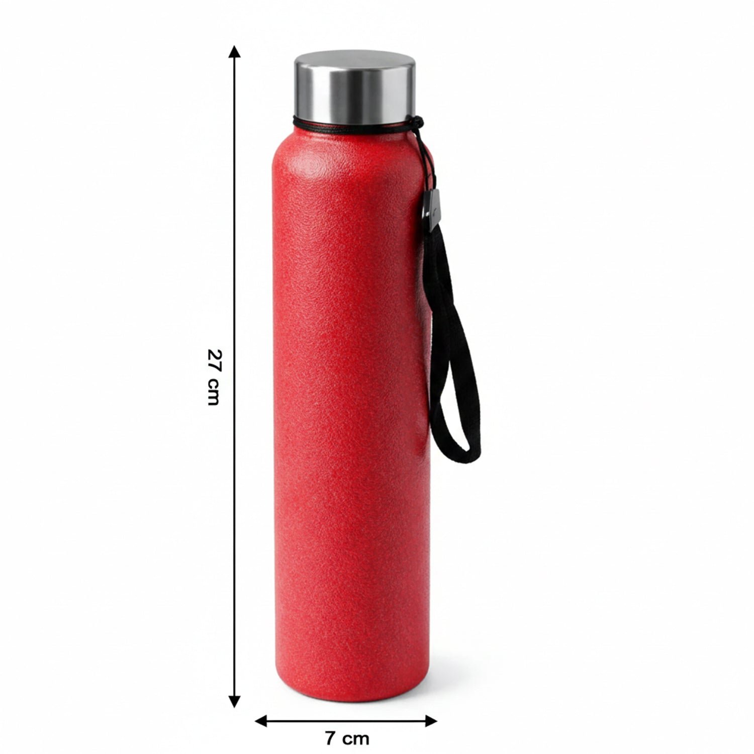 Stainless Steel Water Bottle 1000 ML – Leakproof & Insulated Red