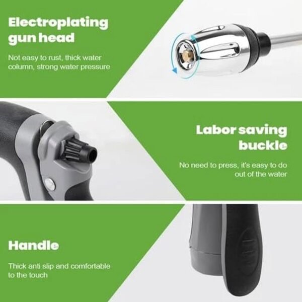 High Pressure Water Spray Gun – Powerful Cleaning Tool for Car & Garden