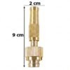 Golden Brass Garden Hose Water Nozzle Spray Gun with Quick Connect...