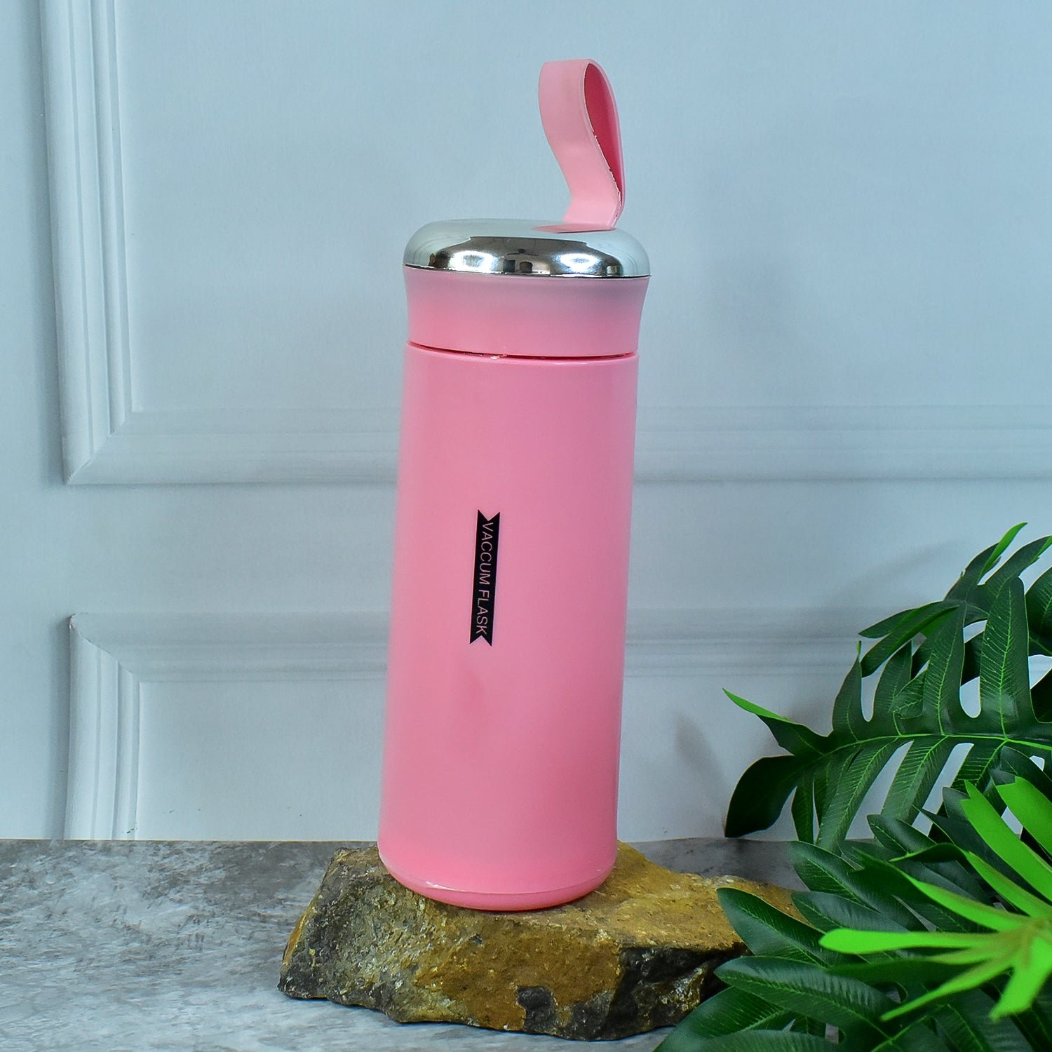 Water-bottle-02 400ml Pink Glass Water Bottle – Leakproof & BPA-Free