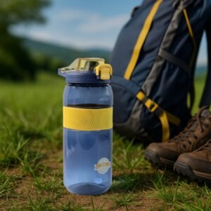 Sports Water Bottle 1400ml – Leakproof Flip Lock Lid with Straw