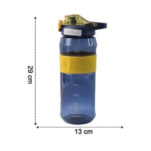 Sports Water Bottle 1400ml – Leakproof Flip Lock Lid with Straw