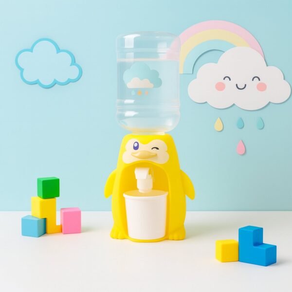 Kids Water Dispenser Toy – Manual Tap with Refillable Bottle