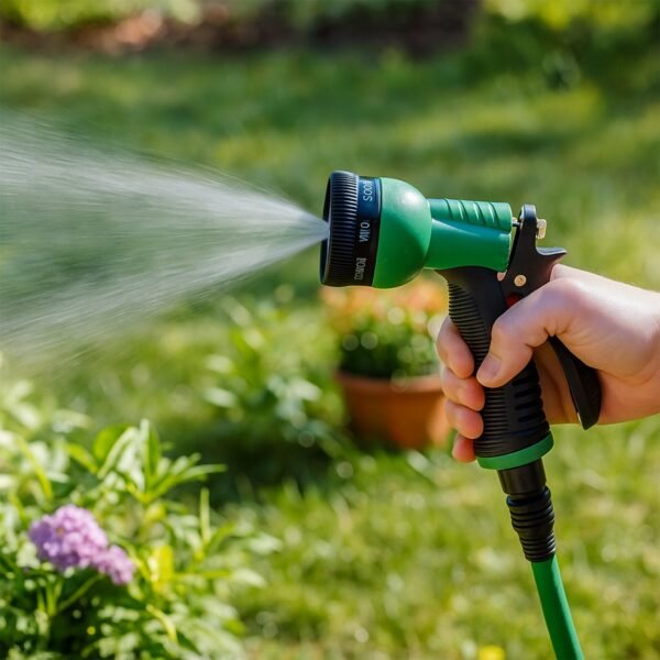 Garden Hose Spray Nozzle – Multi-Pattern Trigger Watering Gun