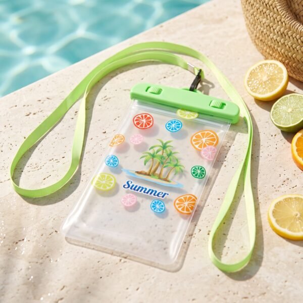 Waterproof Mobile Pouch – Transparent Phone Cover with Neck Strap