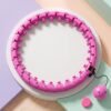 Smart Fitness Hula Hoop with Weighted Ball Detachable Waist Exerciser (1 Pc)