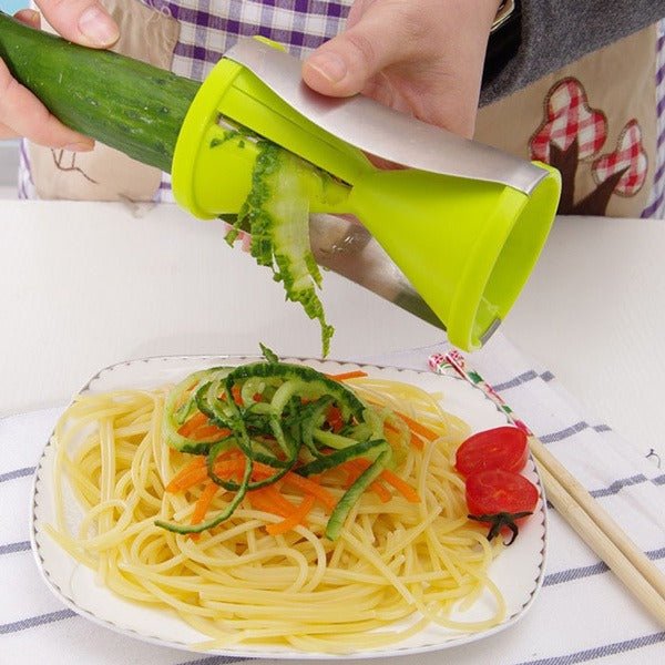 Vegetable Spiral Slicer – Dual Blade for Zoodles | Indo Glow