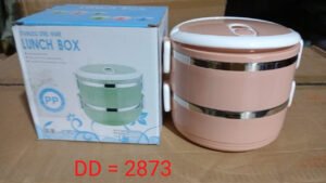 Insulated Stainless Steel Lunch Box – 2-Layer Tiffin | Lunchie Bunchie
