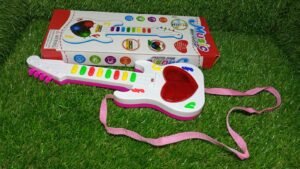 Kids Mini Guitar Toy – Battery Operated & Light-Up | Colorful Creations