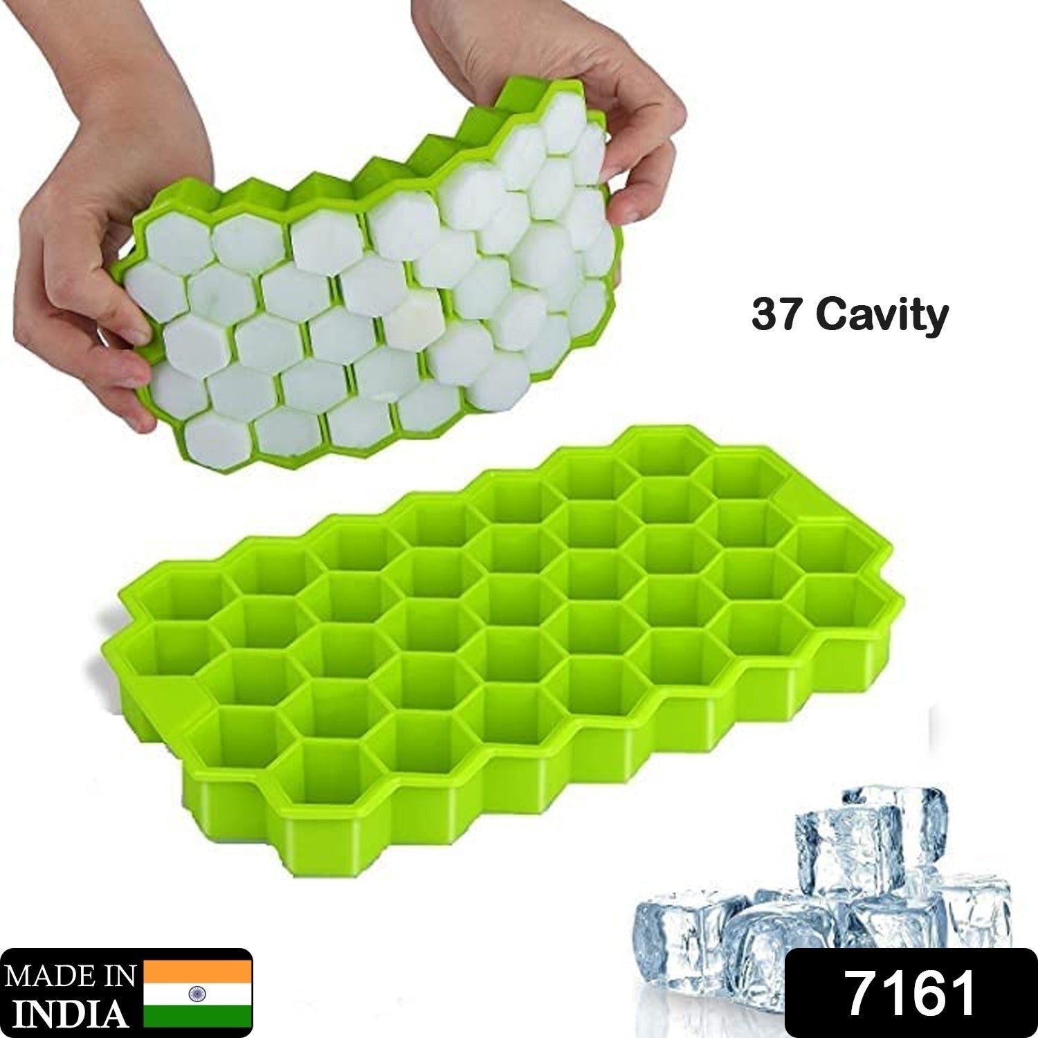 Silicone Ice Cube Tray – 37 Honeycomb Cubes | ChillPour