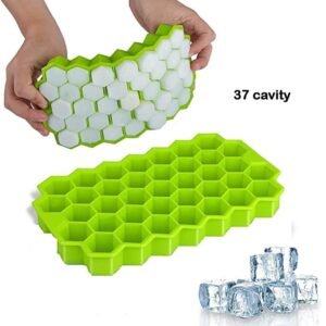 Silicone Ice Cube Tray – 37 Honeycomb Cubes | ChillPour
