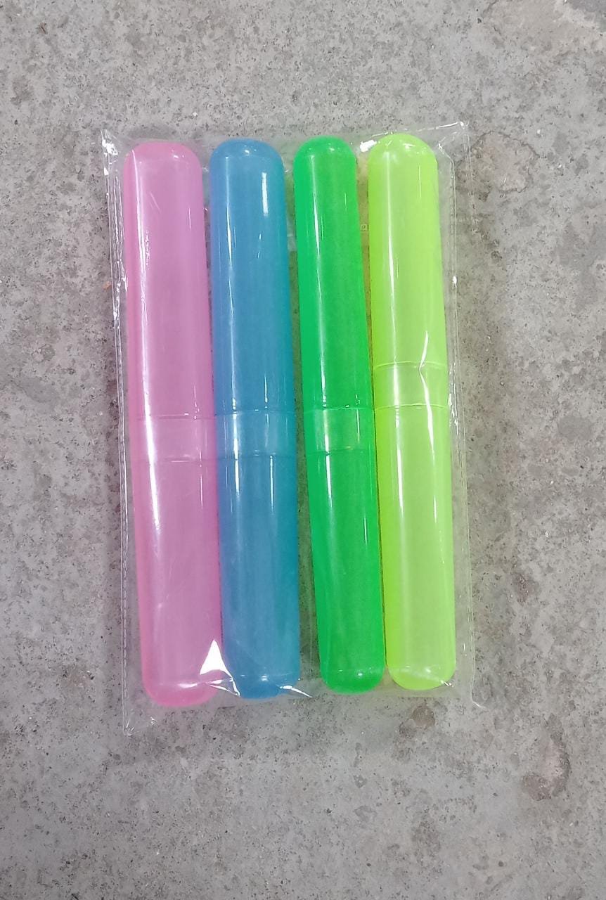 Toothbrush Cover Set (4pc) – Anti-Bacterial Travel Holder | BrushedUp