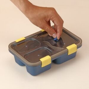 Kids Lunch Box – 3-Compartment, Leak-Proof Tiffin | Lunchie Bunchie