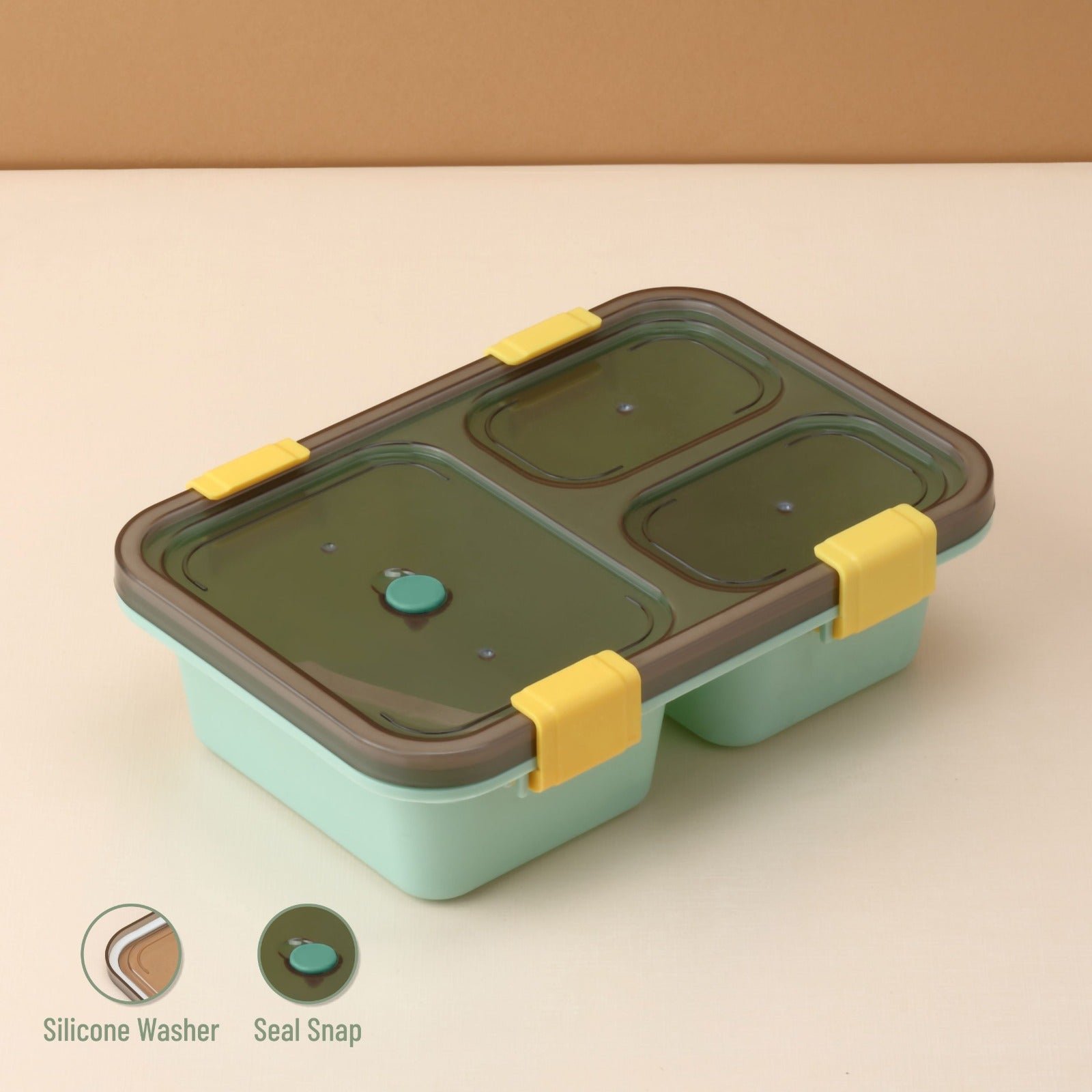 Kids Lunch Box – 3-Compartment, Leak-Proof Tiffin | Lunchie Bunchie