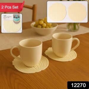 Silicone Leaf Coaster Set – Heat-Resistant & Anti-Slip Protection