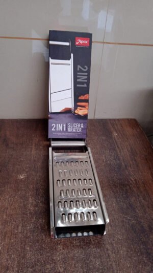 Stainless Steel Slicer – Sharp 2-in-1 Kitchen Cutter and Grater