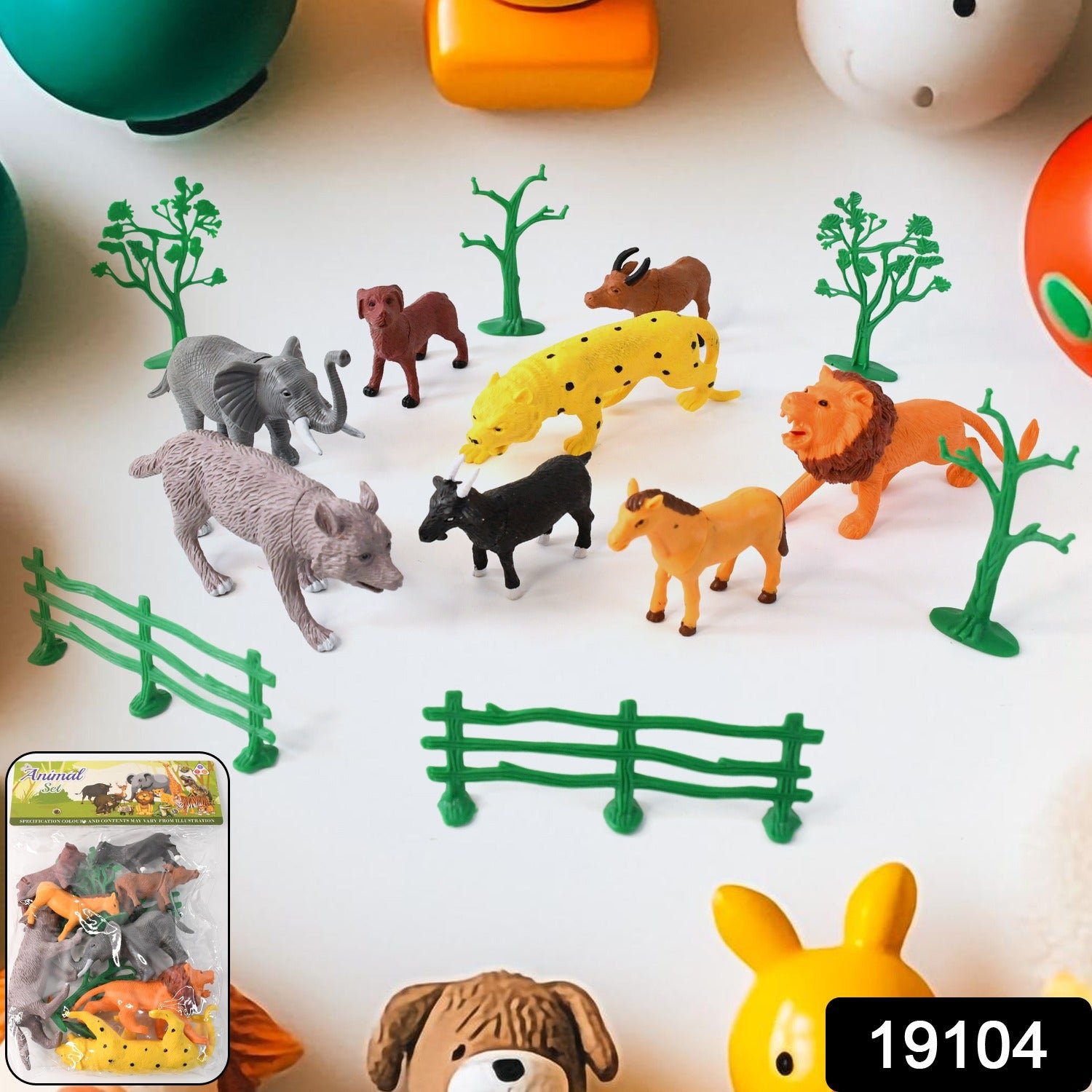 Animal Kingdom Toy Set – 14-Piece Realistic Wildlife Figures
