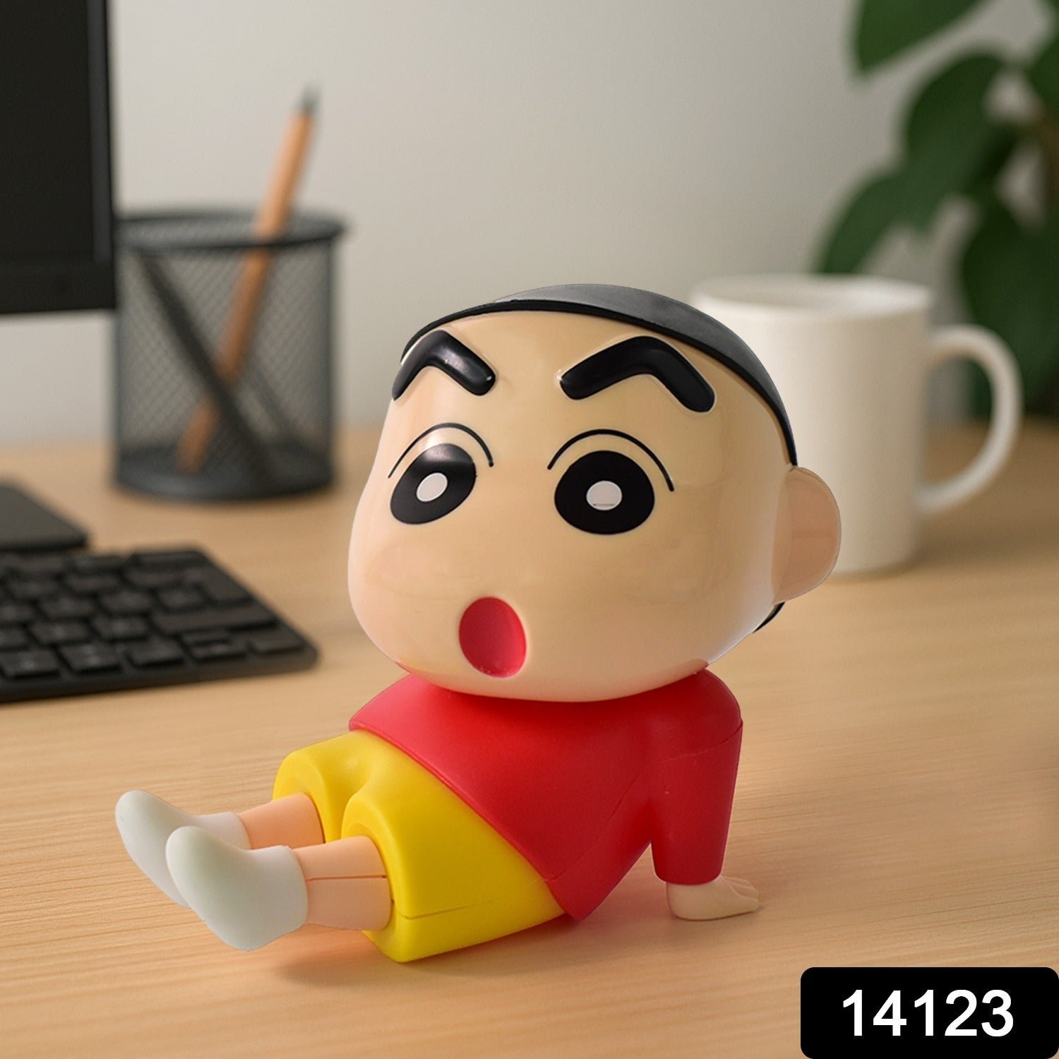 Shinchan Figurine – Cute Sitting Cartoon Collectible