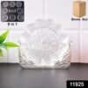 Plastic Bowl Set – 9-Piece Unbreakable Serving Tray Combo