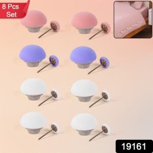 Mushroom Upholstery Pins – Elegant No-Sew Furniture Decor